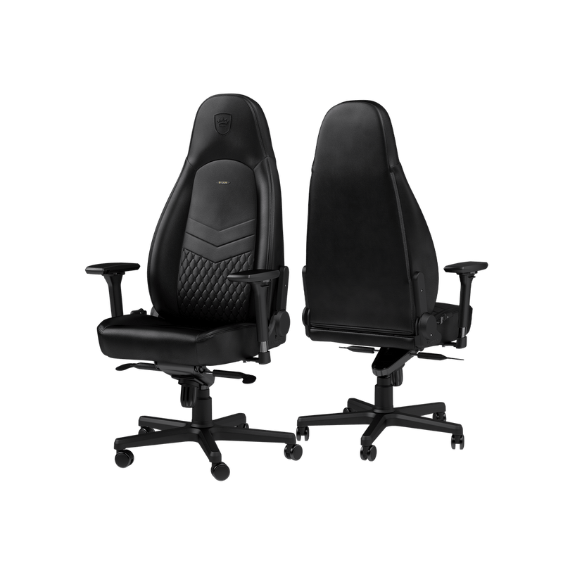 Noblechairs ICON Leather Black - Back